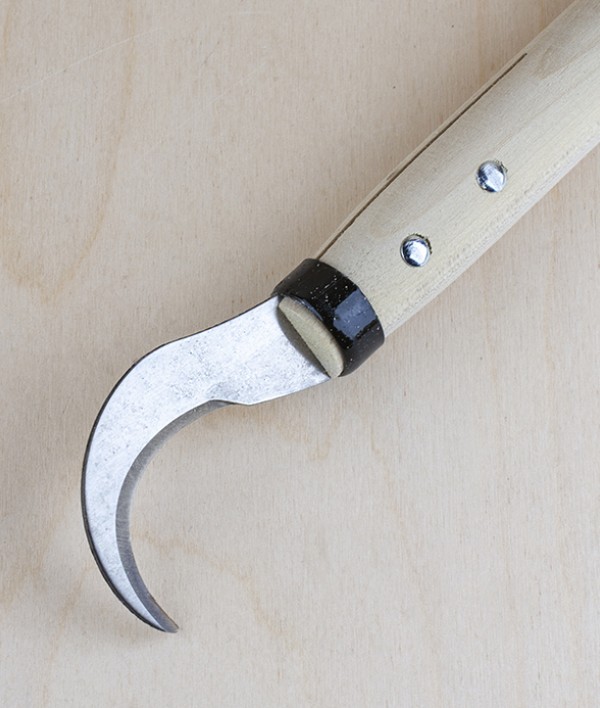 Japanese zucchini harvester, poplar handle