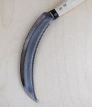 Harvesting sickle, hexagonal handle