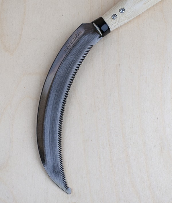 Harvesting sickle, hexagonal handle
