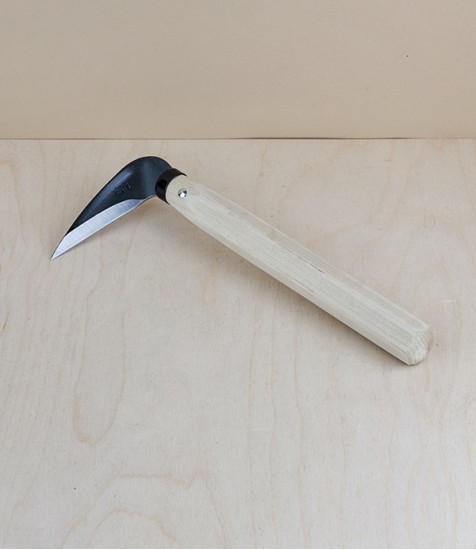 Japanese Weed & Root Cutting Sickle with Hexagonal Handle, 75mm