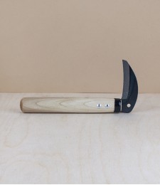 Asano baby sickle, carbon steel & poplar