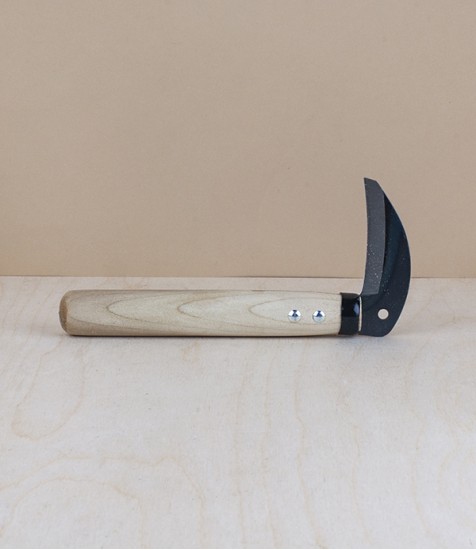 Asano Baby Sickle, Carbon Steel & Poplar