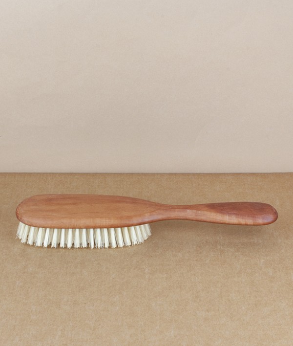 Hairbrush, pear wood, light bristle