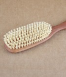Hairbrush, pear wood, light bristle