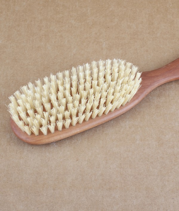 Hairbrush, pear wood, light bristle