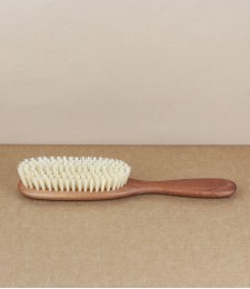 Hairbrush, pear wood, light bristle
