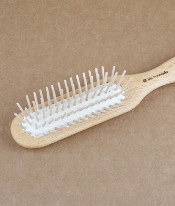 Swedish Hairbrush with Wooden Pins