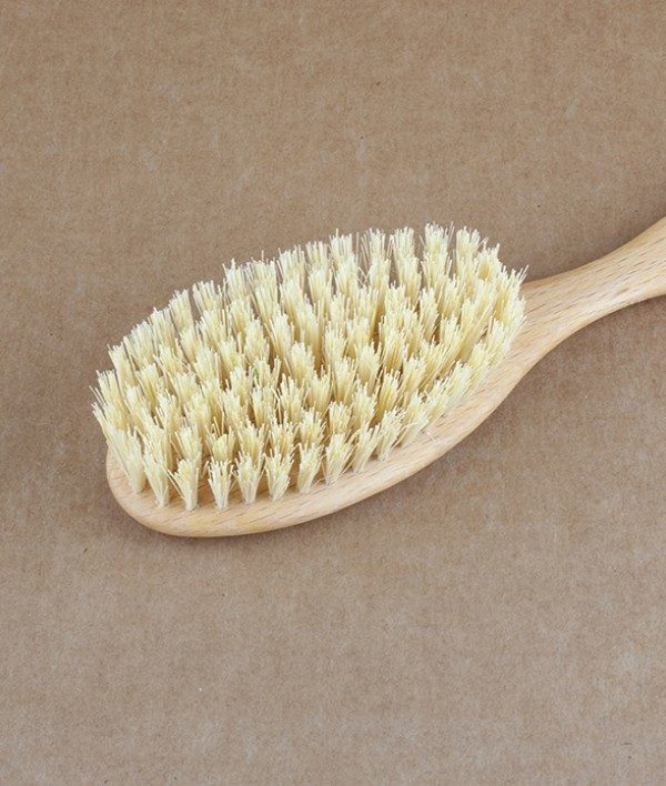 Hairbrush, vegan, natural tampico fibre