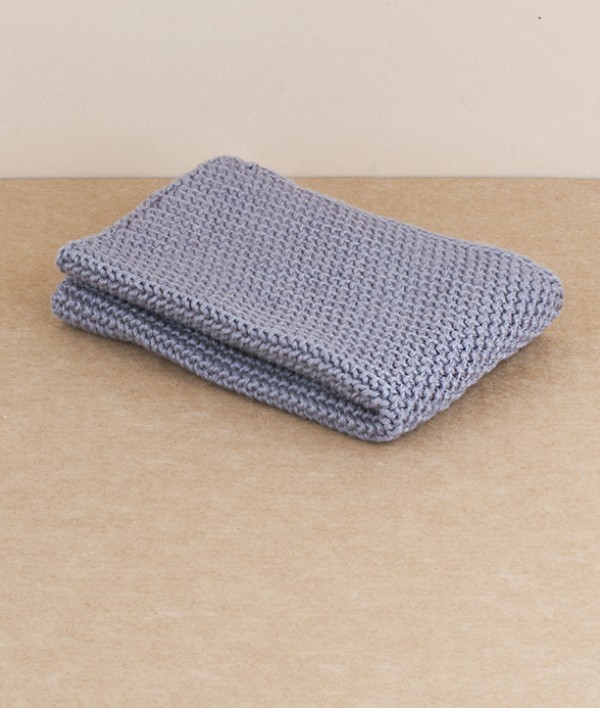 Knitted Household Cloth, Mole Grey