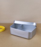 Aluminium bento box with elastic