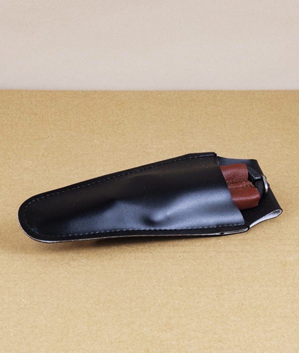 Japanese leather-handled mini secateurs